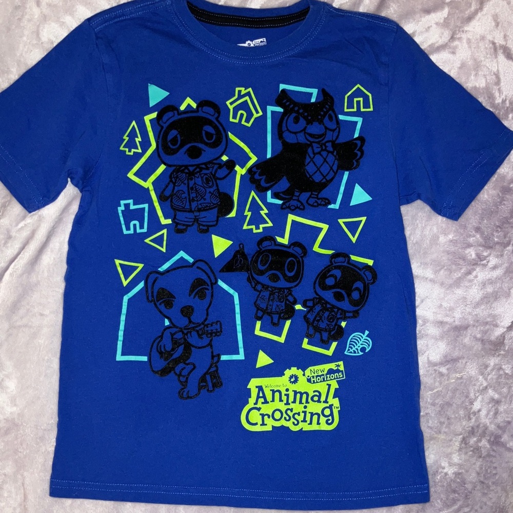 Animal Crossing Blue Graphic T-Shirt